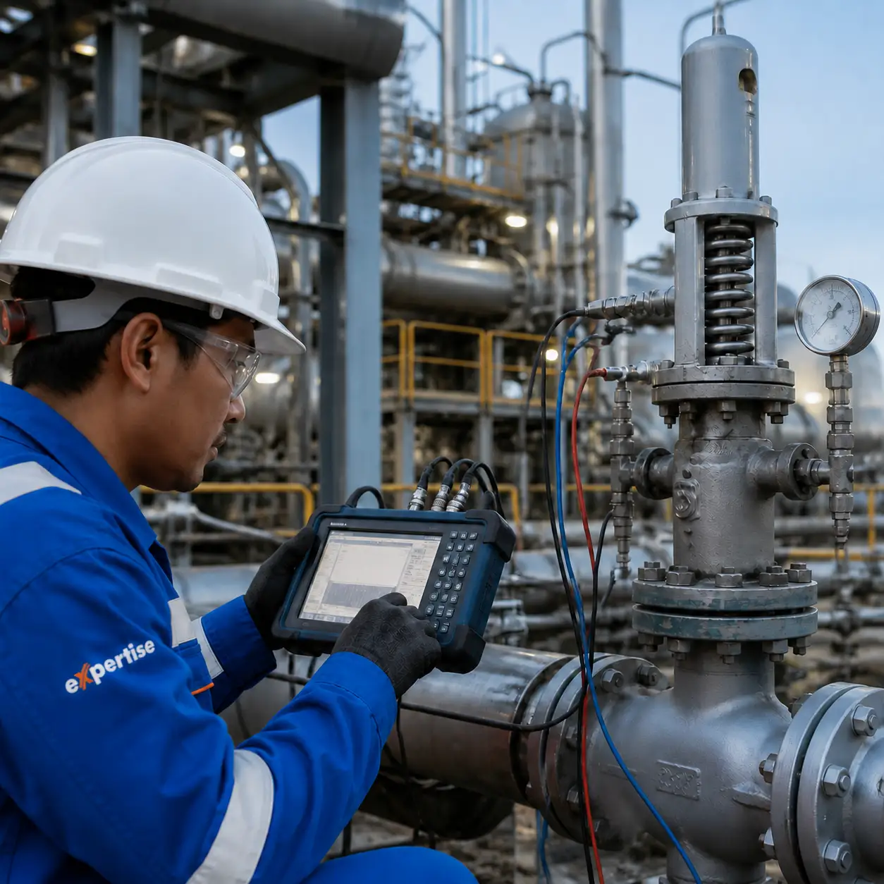 Online Testing & Calibration of Safety Valves